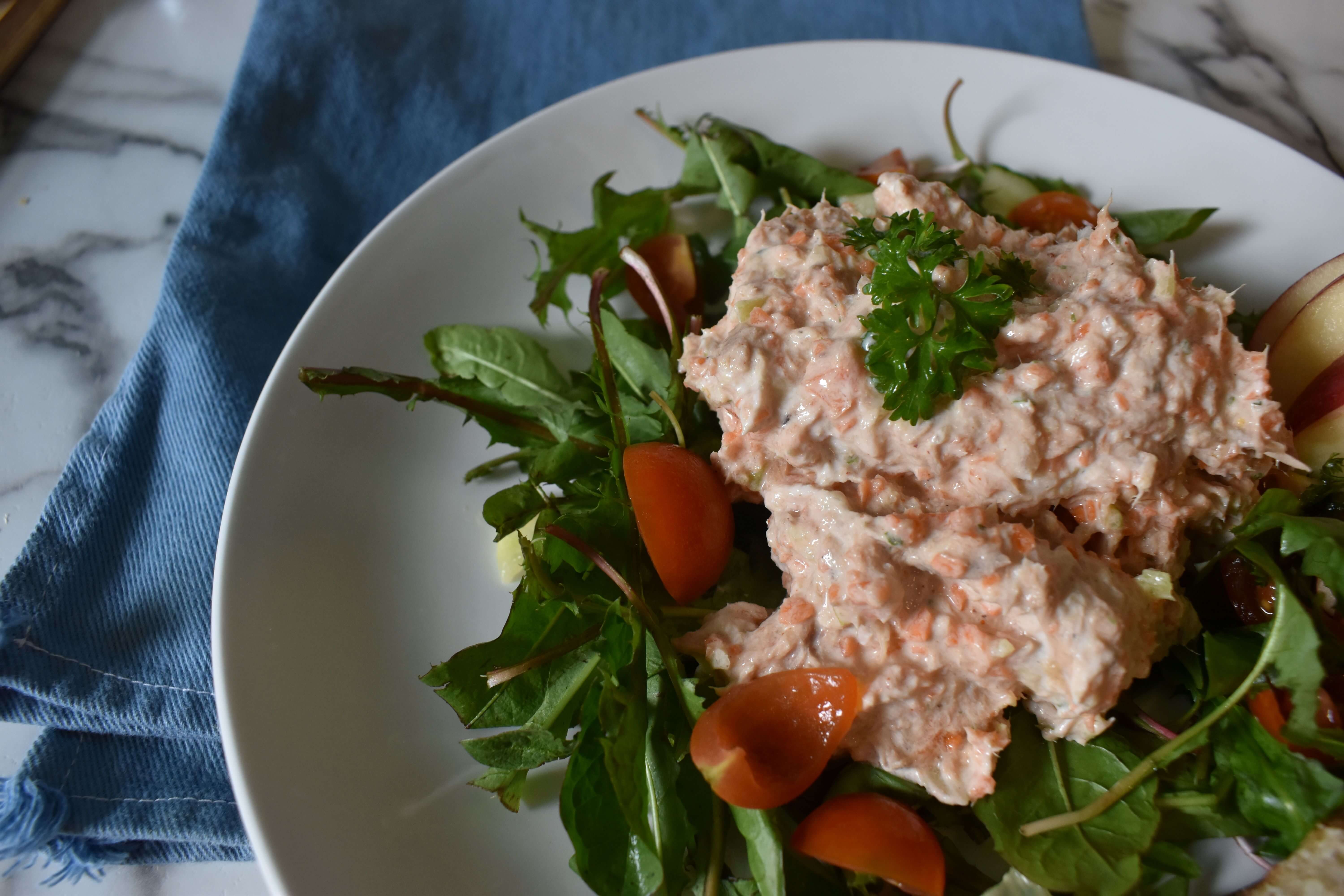 Tuna Salad with Greek Yogurt – No Mayo or Pickles!