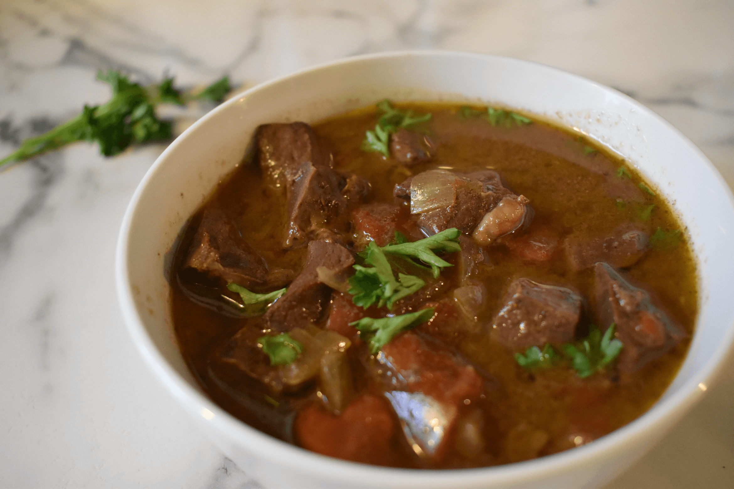 Spiced Beef Heart Stew