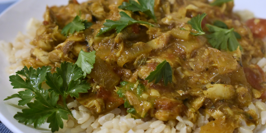 Fish Curry with Canned Mackerel