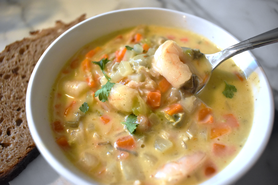 Seafood Chowder (on a Budget)