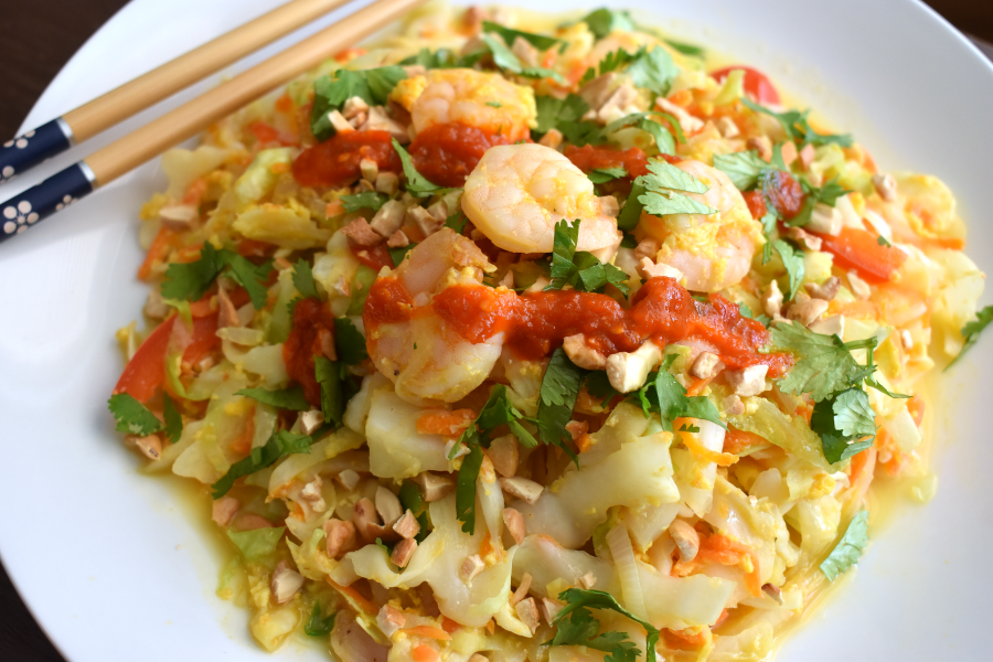 Keto Shrimp Pad Thai