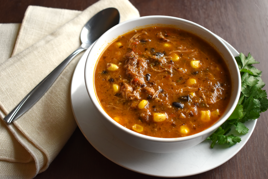 Mexican Pork & Black Bean Soup